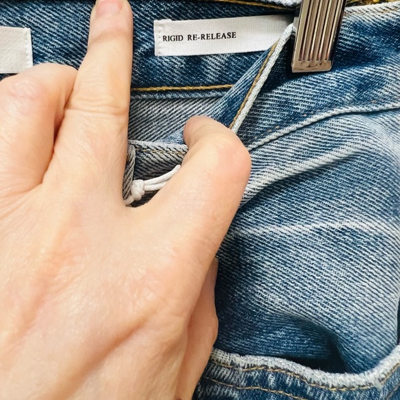 NWT Frame Denim Le Original Zip-Embellished Jeans MSRP $495 Size: 25 - Picture 15 of 16